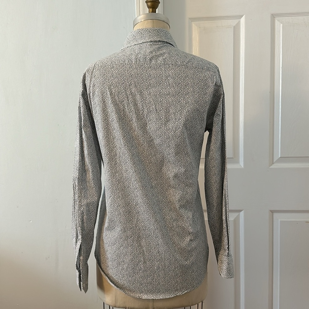 1670 Small Flower Print Button Down Shirt - Picture 3 of 6